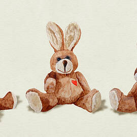 Cuddly Care Rabbit II by Angeles M Pomata