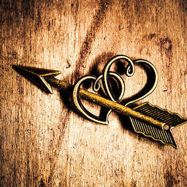 Cupid arrow and hearts by Jorgo Photography