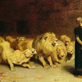 Daniel in the Lions Den by Briton Riviere
