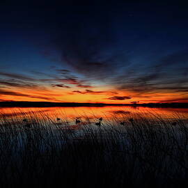 Dawn on Thunder Lake by Dale Kauzlaric