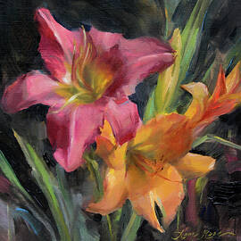 Day Lilies by Anna Rose Bain