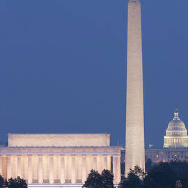DC Landmarks at Twilight by Clarence Holmes