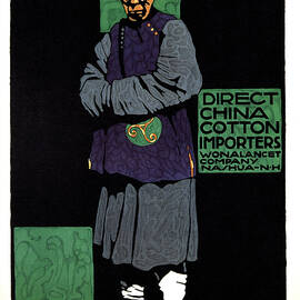 Direct China Cotton Importer - Wonalancet Company - Vintage Advertising Poster by Studio Grafiikka