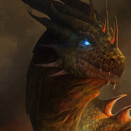 Dragon Portrait by Steve Goad