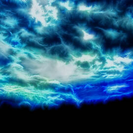 dramatic skies electric by Flees Photos