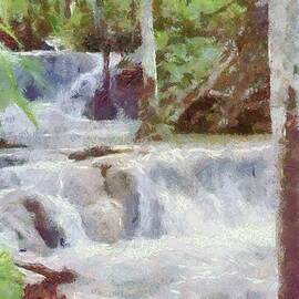 Dunn River Falls by Jeffrey Kolker