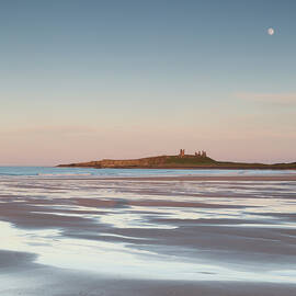 Dunstanburgh Moon by Chris Dale
