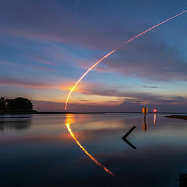 Early morning Launch by M C Hood
