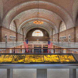 Ellis Island Registry Room I by Clarence Holmes