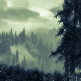 Eternal Shadow Falls  by AM FineArtPrints