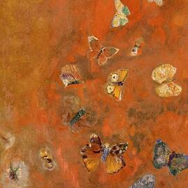 Evocation of Butterflies by Odilon Redon