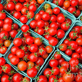 Farmer's market Cherry Tomatoes by Bruce Block