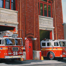 FDNY Engine 88 and Ladder 38 by PAUL WALSH