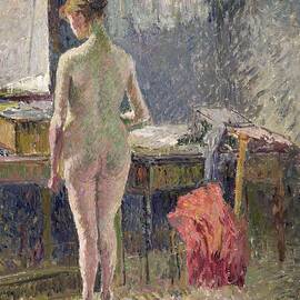Female Nude seen from the Back by Camille Pissarro