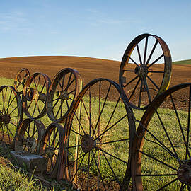 Fence of Wheels by Mary Lee Dereske