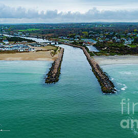 Fenway Beach Breakwater by Veterans Aerial Media LLC