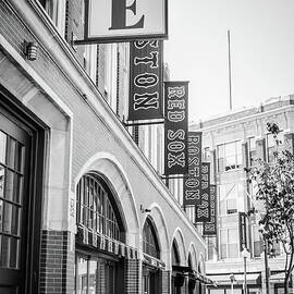 Fenway Park Gate E Entrance Black and White Photo by Paul Velgos