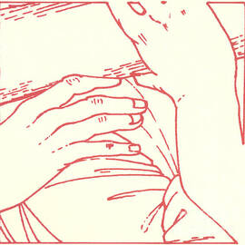 FIFTH STATION- Simon of Cyrene helps Jesus to carry his cross  by William Hart McNichols