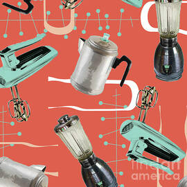 Fifties Kitchen IV by Mindy Sommers