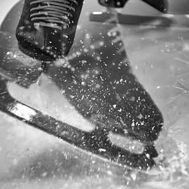 Figure Skating Abstract by Rona Black