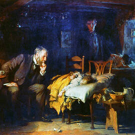 The Doctor, 1891 Metal Poster by Sir Luke Fildes - Granger