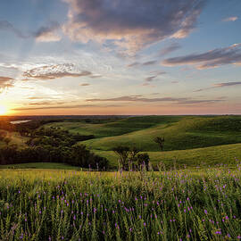 Flint Hills Sunset by Scott Bean