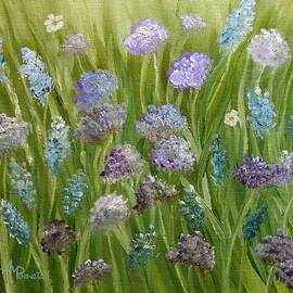 Flowers Field by Angeles M Pomata