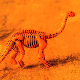 Fossilised exhibit in toy dinosaurs by Jorgo Photography