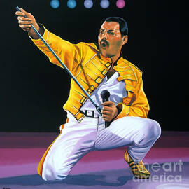 Freddie Mercury Live by Paul Meijering