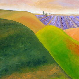 Gazing Along The Hills by Angeles M Pomata