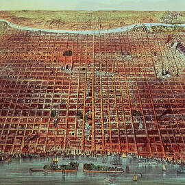General View of Philadelphia by Currier and Ives