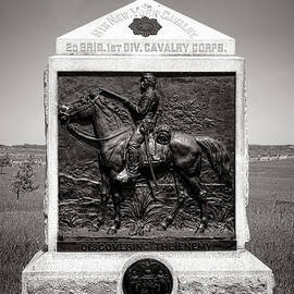 Gettysburg National Park 9th New York Cavalry Monument by Olivier Le Queinec