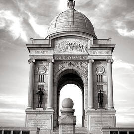 Gettysburg National Park Pennsylvania State Memorial Monument by Olivier Le Queinec