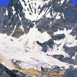 Glacier and snowy mountain summit in Vanoise National Park by Sami Sarkis Photography