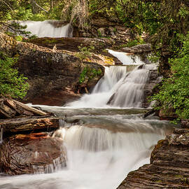 Glacier National Park Cascades by Matt Halvorson