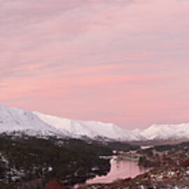 Glen Affric Sunrise Panorama by Grant Glendinning