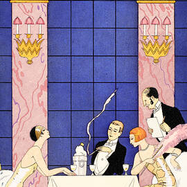 Gluttony by Georges Barbier