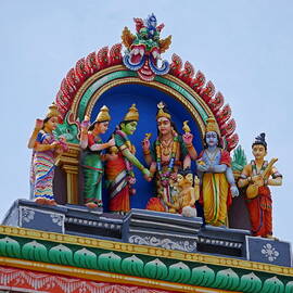 Gods above XII - Kapaleeshwarar Temple, Mylapore by Richard Reeve