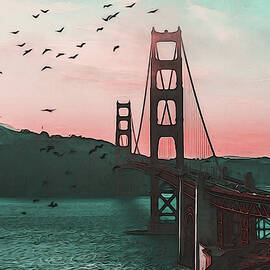Golden Gate Magic by AM FineArtPrints