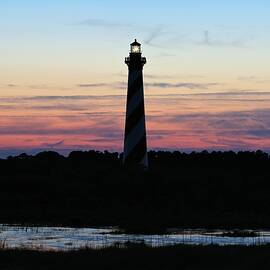 Golden Hour, Cape Hatteras Light by M C Hood