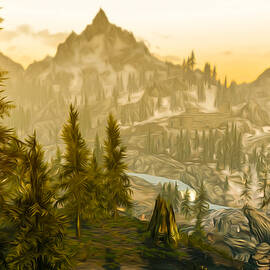 Golden Valley by AM FineArtPrints