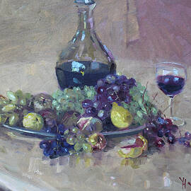 Grape and Wine by Ylli Haruni