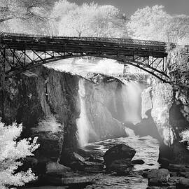 Great Falls Paterson NJ BW by Susan Candelario