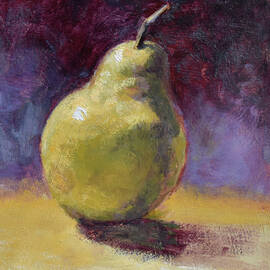 Green Pear Still Life by Tracie Thompson