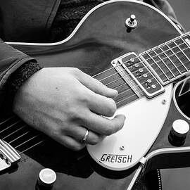 Gretsch guitar during a concert by AM FineArtPrints