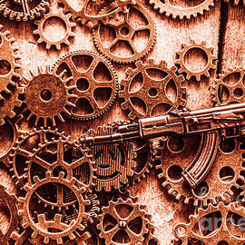 Guns of machine mechanics by Jorgo Photography