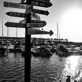 Harbor At Sundown by Duluth To Door County Photography