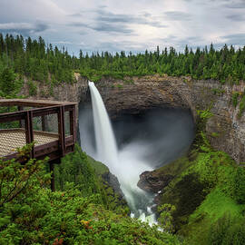 Helmcken Falls in Wells Gray Provincial Park in Canada by Miroslav Liska