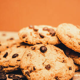 Home baked chocolate biscuits by Jorgo Photography