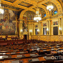 House of Representatives Chamber in Harrisburg PA by Olivier Le Queinec